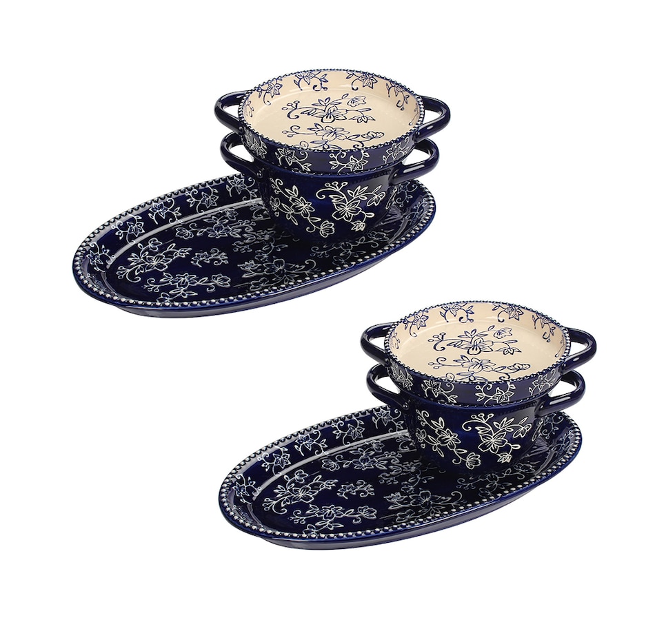 Image 221070_FLBLU.jpg, Product 221-070 / Price $29.88, temp-tations Lidded Soup and Sandwich Set (Set of 2) from temp-tations on TSC.ca's Kitchen department