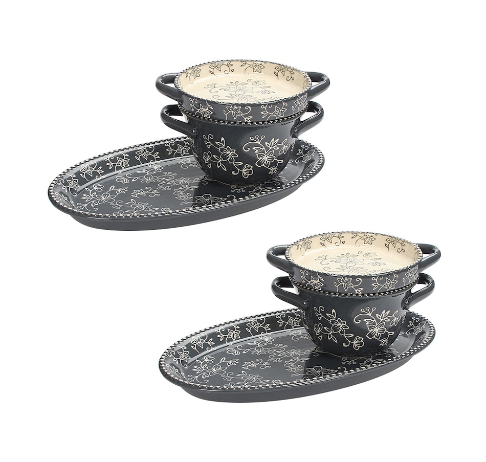 Image 221070_FLLGR.jpg, Product 221-070 / Price $29.88, temp-tations Lidded Soup and Sandwich Set (Set of 2) from temp-tations on TSC.ca's Kitchen department
