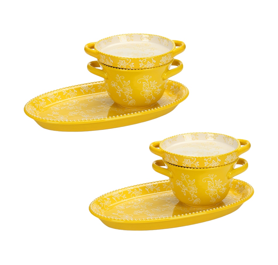 Image 221070_FLLYE.jpg, Product 221-070 / Price $29.88, temp-tations Lidded Soup and Sandwich Set (Set of 2) from temp-tations on TSC.ca's Kitchen department