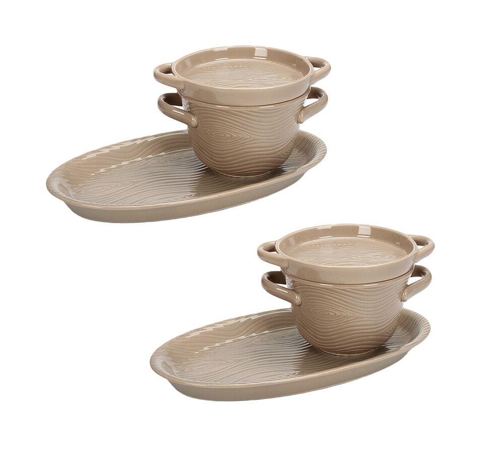 Image 221070_WOOLT.jpg, Product 221-070 / Price $29.88, temp-tations Lidded Soup and Sandwich Set (Set of 2) from temp-tations on TSC.ca's Kitchen department