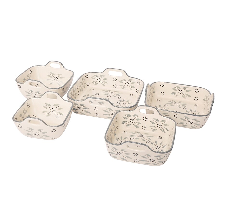 Image 221071_ODWGR.jpg, Product 221-071 / Price $119.99, temp-tations 5-Piece Bakeware Set from temp-tations on TSC.ca's Kitchen department