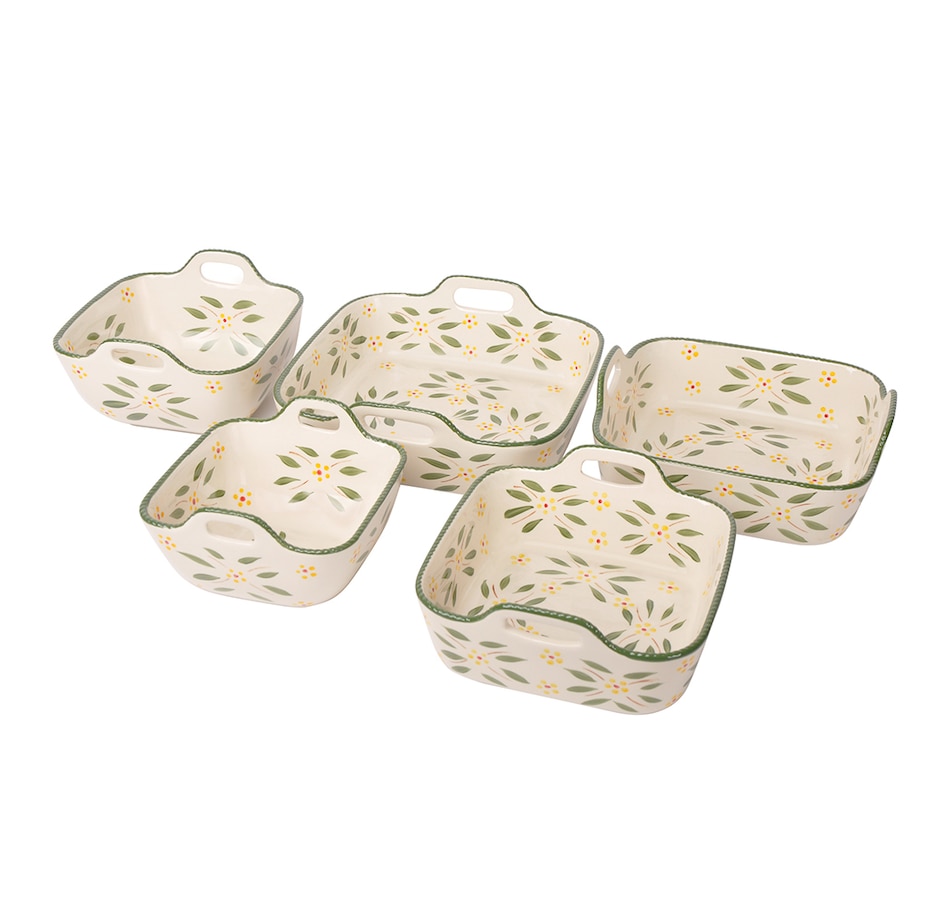 Image 221071_OWGRN.jpg, Product 221-071 / Price $119.99, temp-tations 5-Piece Bakeware Set from temp-tations on TSC.ca's Kitchen department