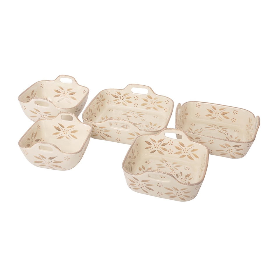 Image 221071_OWTPE.jpg, Product 221-071 / Price $119.99, temp-tations 5-Piece Bakeware Set from temp-tations on TSC.ca's Kitchen department