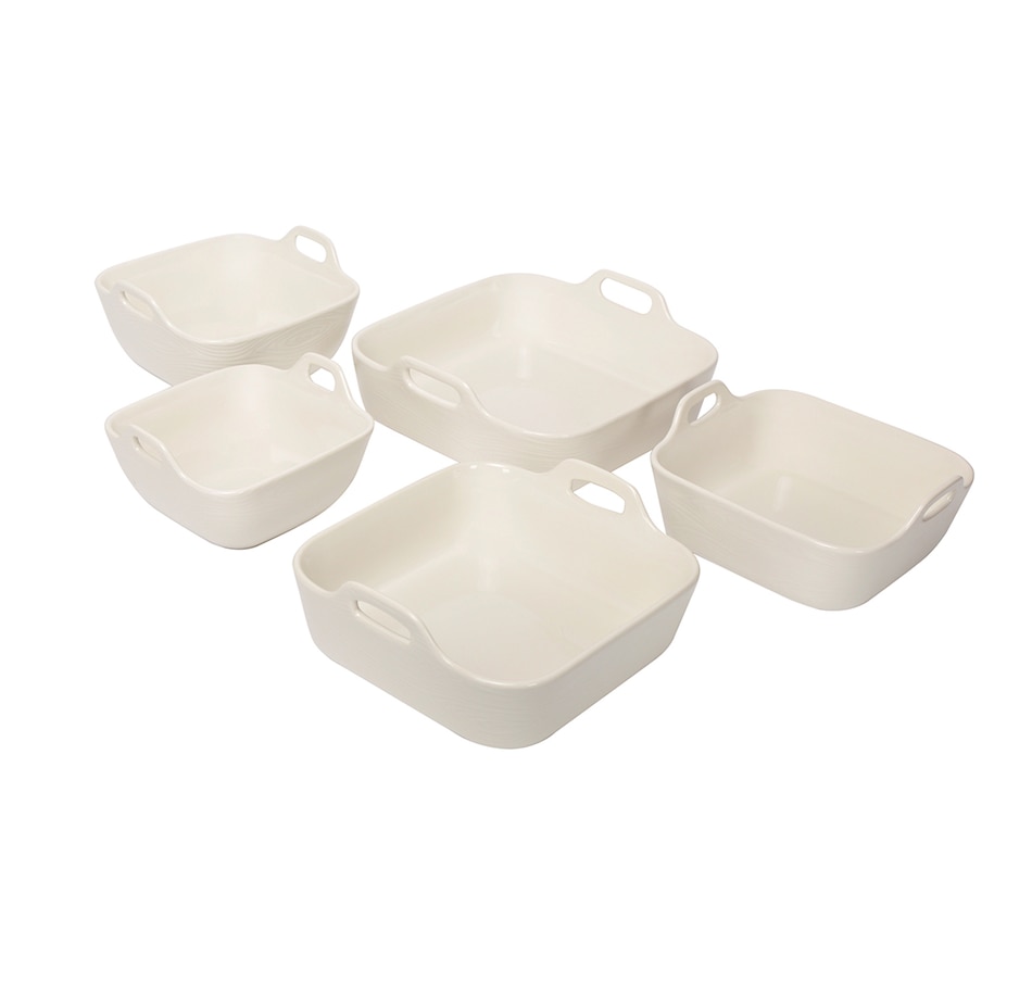 Image 221071_WOOLW.jpg, Product 221-071 / Price $119.99, temp-tations 5-Piece Bakeware Set from temp-tations on TSC.ca's Kitchen department