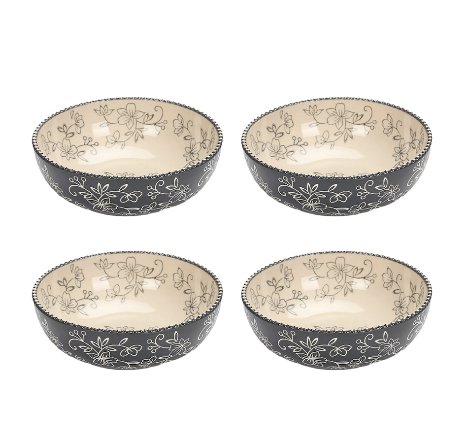 Image 221072_FLLGR.jpg, Product 221-072 / Price $19.33, temp-tations Set Of 4 Soup/Cereal Bowls from temp-tations on TSC.ca's Kitchen department