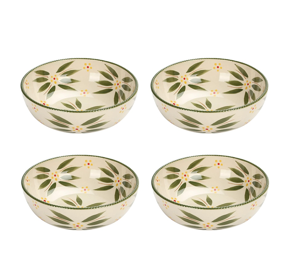 Image 221072_OWGRN.jpg, Product 221-072 / Price $19.33, temp-tations Set Of 4 Soup/Cereal Bowls from temp-tations on TSC.ca's Kitchen department