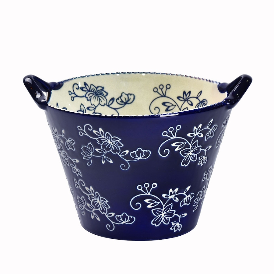 Image 221077_FLBLU.jpg, Product 221-077 / Price $34.99, temp-tations 2-Quart Serving Bowl with Handles from temp-tations on TSC.ca's Kitchen department