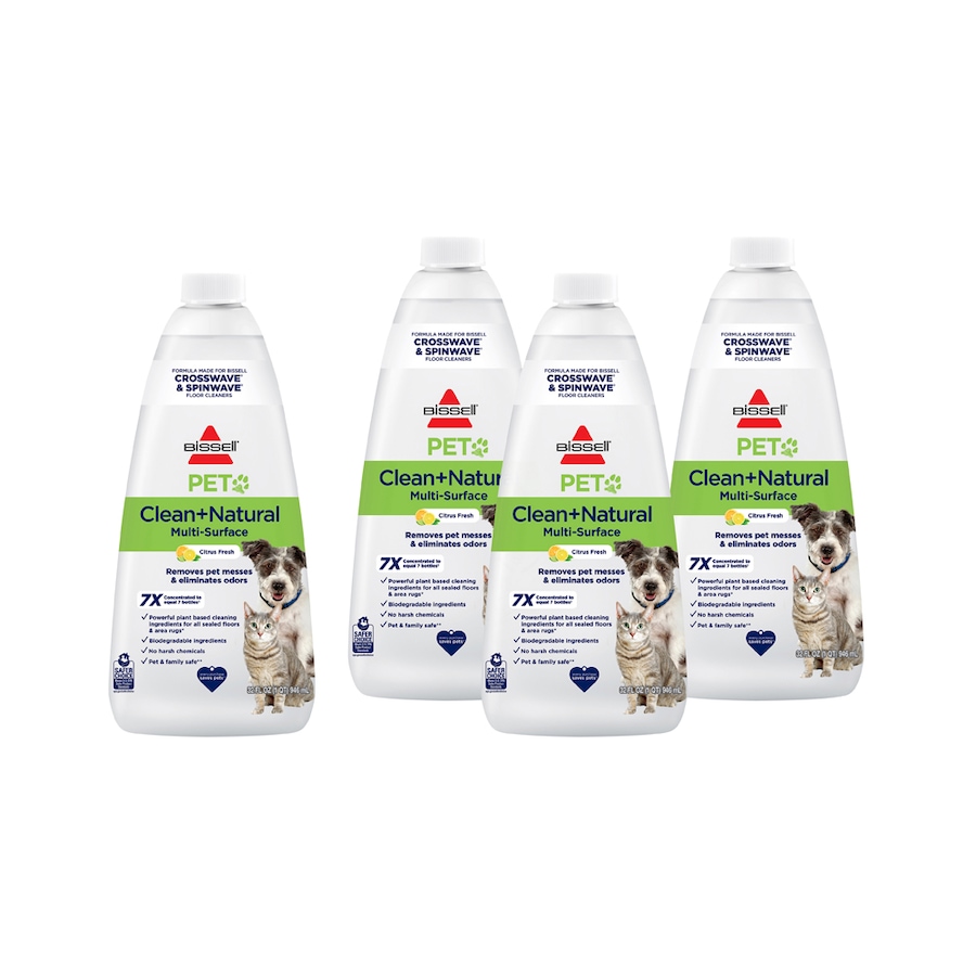 Image 221096.jpg, Product 221-096 / Price $58.99, 90-Day Auto-Delivery Bissell Clean and Natural Multi-Surface Formula (4-Pack) from Bissell on TSC.ca's Home & Garden department