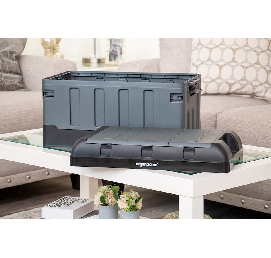 Image 221111_ALTMORE17.jpg, Product 221-111 / Price $20.33, OrganizeMe Collapsible Hard Sided Bin With Top Storage from Organizeme on TSC.ca's Home & Garden department