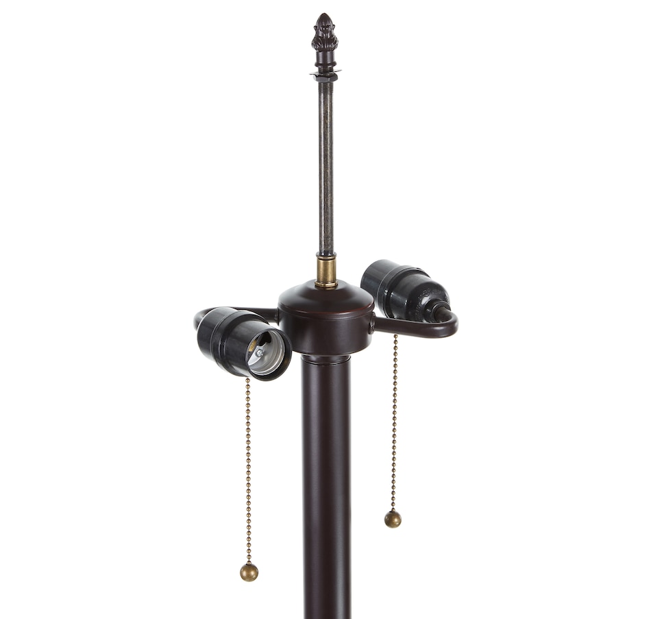 Image 221161_ALTMORE5.jpg, Product 221-161 / Price $599.99, Tiffany Style 62.25" Margriet Stained Glass Dome Shade Candlestick Base Floor Lamp from Tiffany Style Lighting on TSC.ca's Home & Garden department