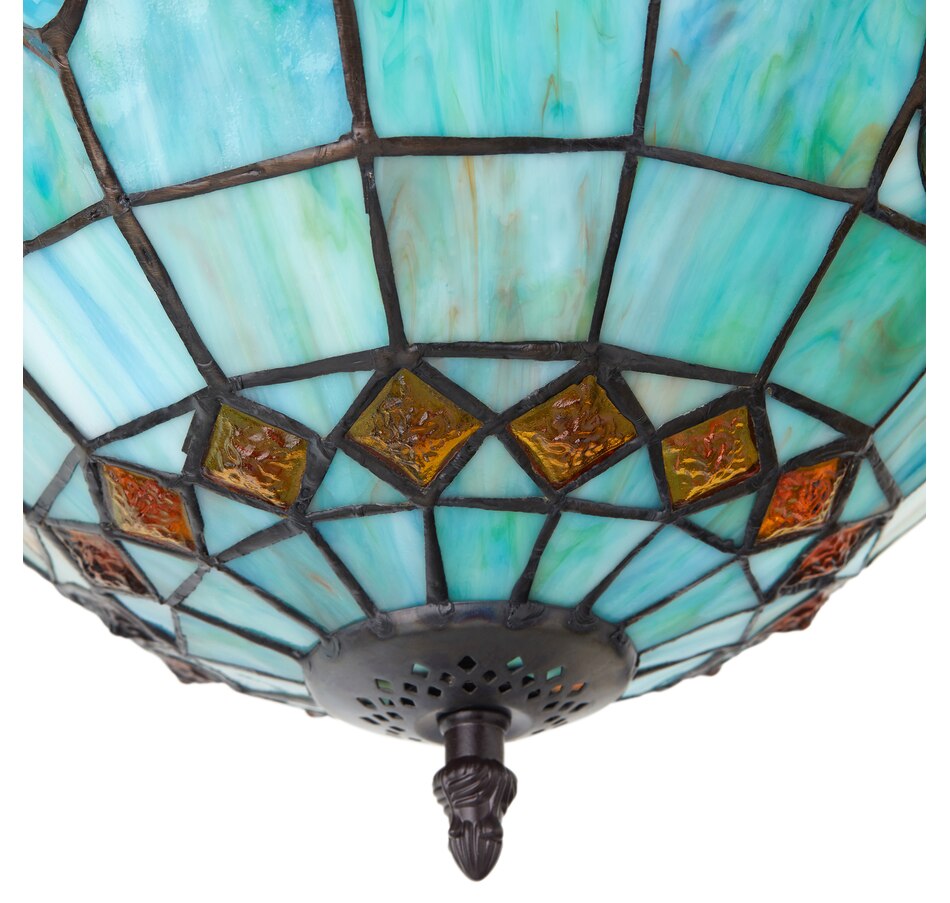 Image 221162_ALTMORE13.jpg, Product 221-162 / Price $249.99, Tiffany Style 13" Amelia Stained Glass Shade Traditional Ceiling Light. from Tiffany Style Lighting on TSC.ca's Home & Garden department