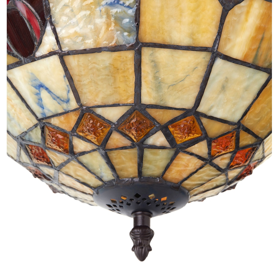 Image 221162_ALTMORE3.jpg, Product 221-162 / Price $249.99, Tiffany Style 13" Amelia Stained Glass Shade Traditional Ceiling Light. from Tiffany Style Lighting on TSC.ca's Home & Garden department