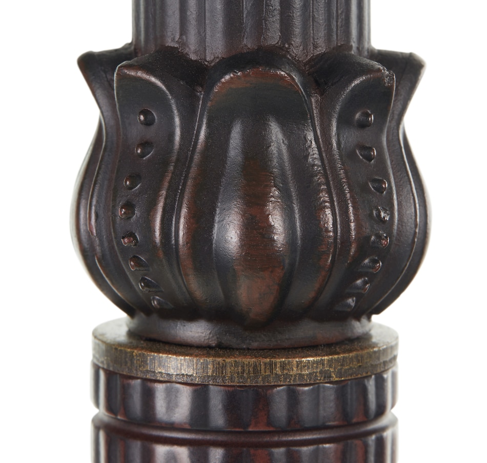 Image 221163_ALTMORE8.jpg, Product 221-163 / Price $401.88, Tiffany Style 64" Veronica Blue Stained Glass Dome Shade Candlestick Floor Lamp from Tiffany Style Lighting on TSC.ca's Home & Garden department