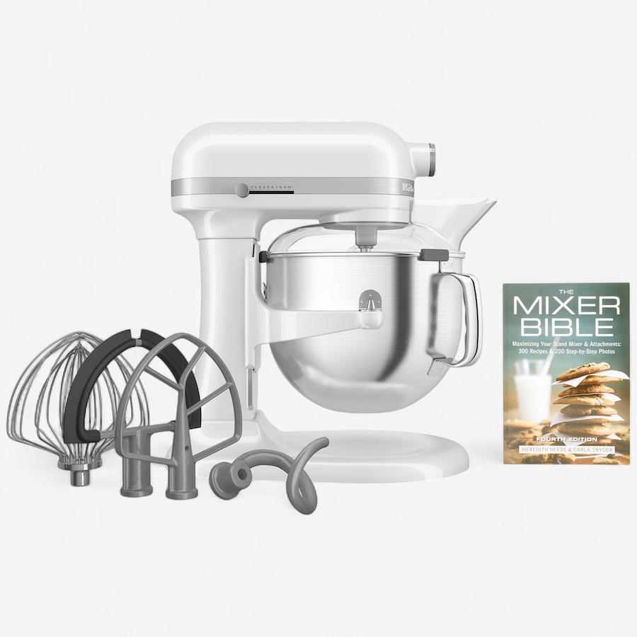 Image 221184_WHT.jpg, Product 221-184 / Price $639.99, KitchenAid 7-Quart Bowl-Lift Stand Mixer with Bonus Mixer Bible from KitchenAid on TSC.ca's Kitchen department
