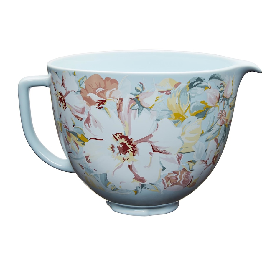 Image 221186.jpg, Product 221-186 / Price $109.99, KitchenAid 5-Quart White Gardenia Ceramic Bowl from KitchenAid on TSC.ca's Kitchen department