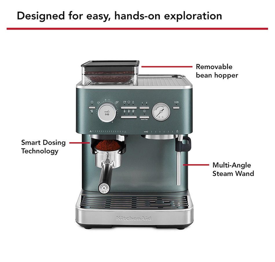 Image 221227_ALTMORE1.jpg, Product 221-227 / Price $1,024.99, KitchenAid Semi-Automatic Espresso Machine Bundle from KitchenAid on TSC.ca's Kitchen department