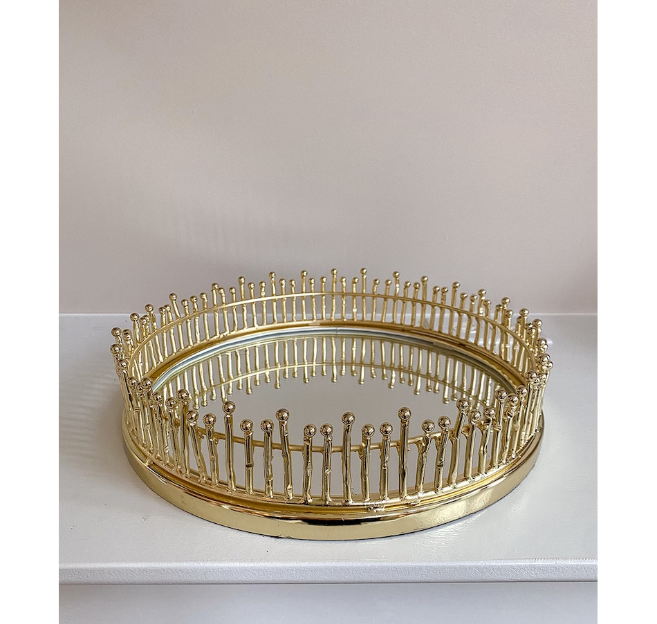 Image 221280_ALTMORE4.jpg, Product 221-280 / Price $69.33, Inspire Me! Home Décor Round Mirror Tray from Inspire Me! Home Decor on TSC.ca's Kitchen department