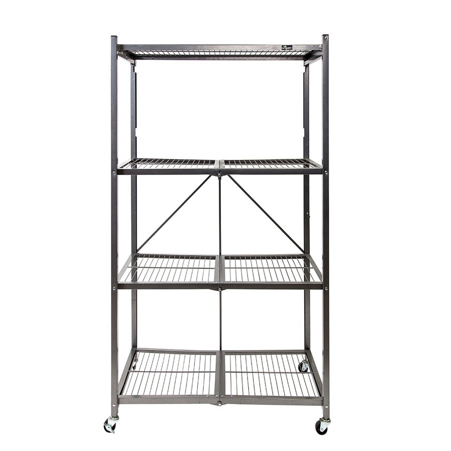Image 221343_PEW.jpg, Product 221-343 / Price $199.99, Origami 4-Tier Shelves With Casters from Origami Rack on TSC.ca's Home & Garden department