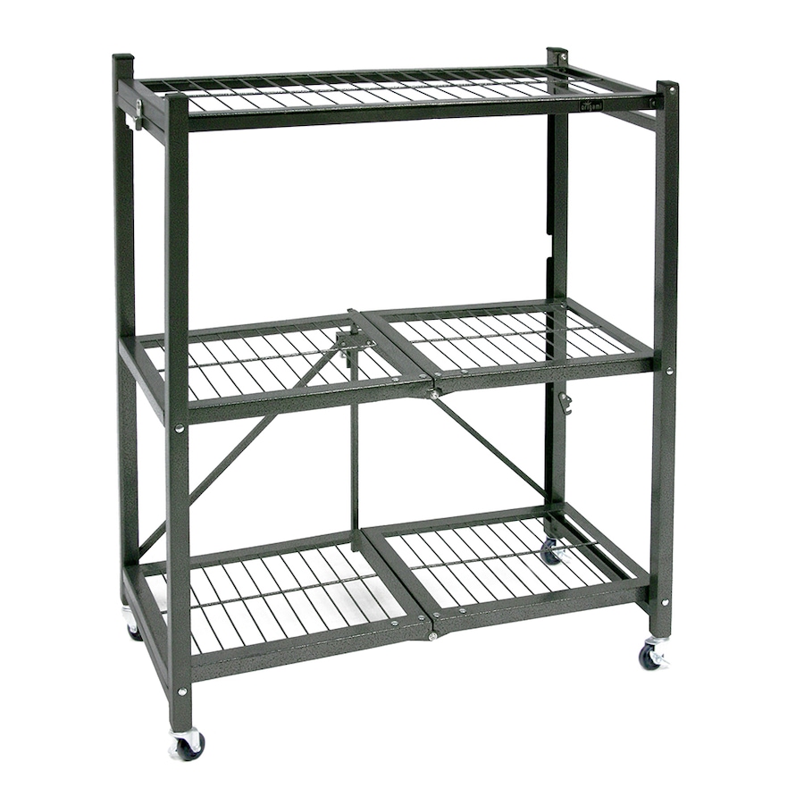 Image 221344.jpg, Product 221-344 / Price $109.99, Origami 3-Tier Shelves With Casters from Origami Rack on TSC.ca's Home & Garden department