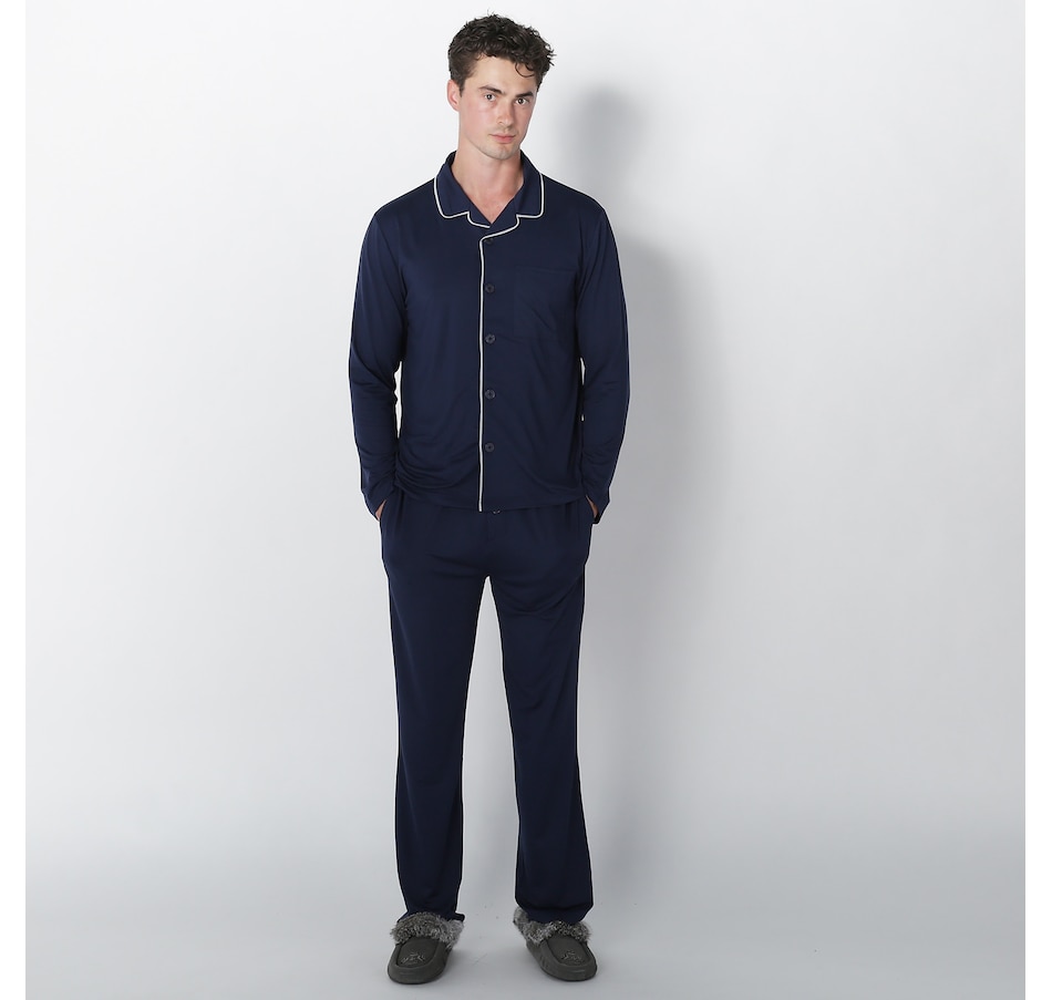 Clothing & Shoes - Pajamas & Loungewear - Pajama Sets & Nightgowns -  Menswear - Guillaume Men's Classic Jersey Pajama Set - Online Shopping for  Canadians