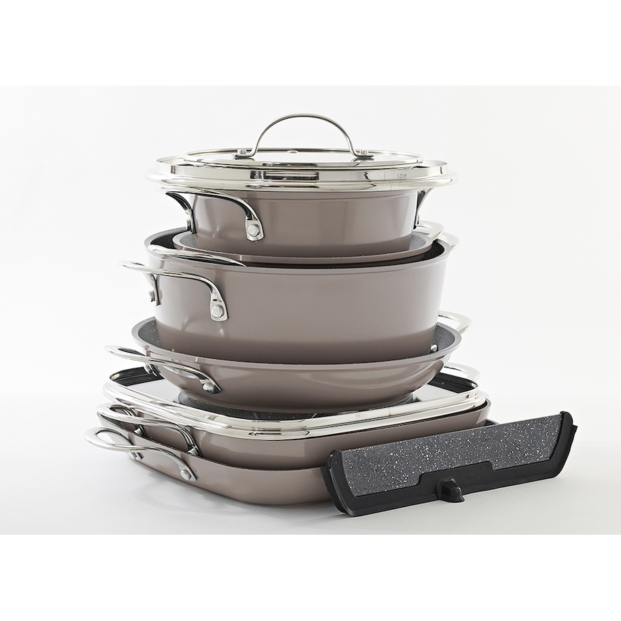 Image 221359_GRY.jpg, Product 221-359 / Price $98.88, Curtis Stone 10-Piece Cookware Set from Curtis Stone on TSC.ca's Kitchen department