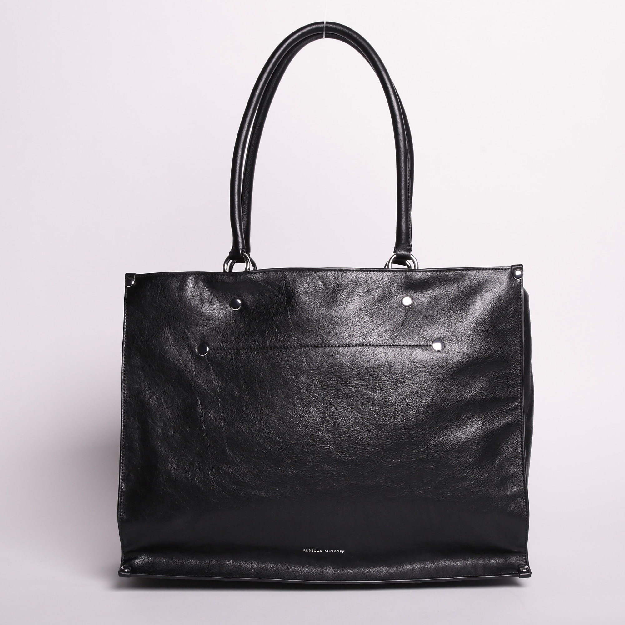 Rebecca minkoff mab online leather tote