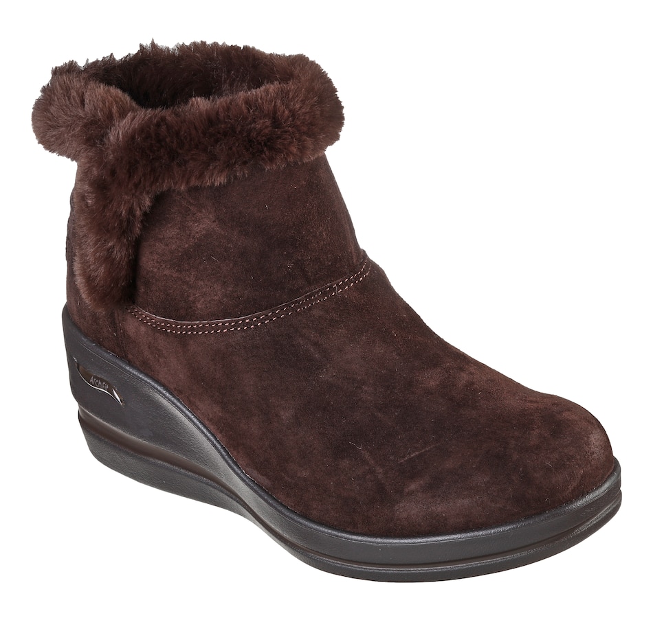 Fuera de plazo lb Discrepancia Clothing & Shoes - Shoes - Boots - Skechers Arch Fit Rise Elegant Wedge  Chugga Boot - Online Shopping for Canadians