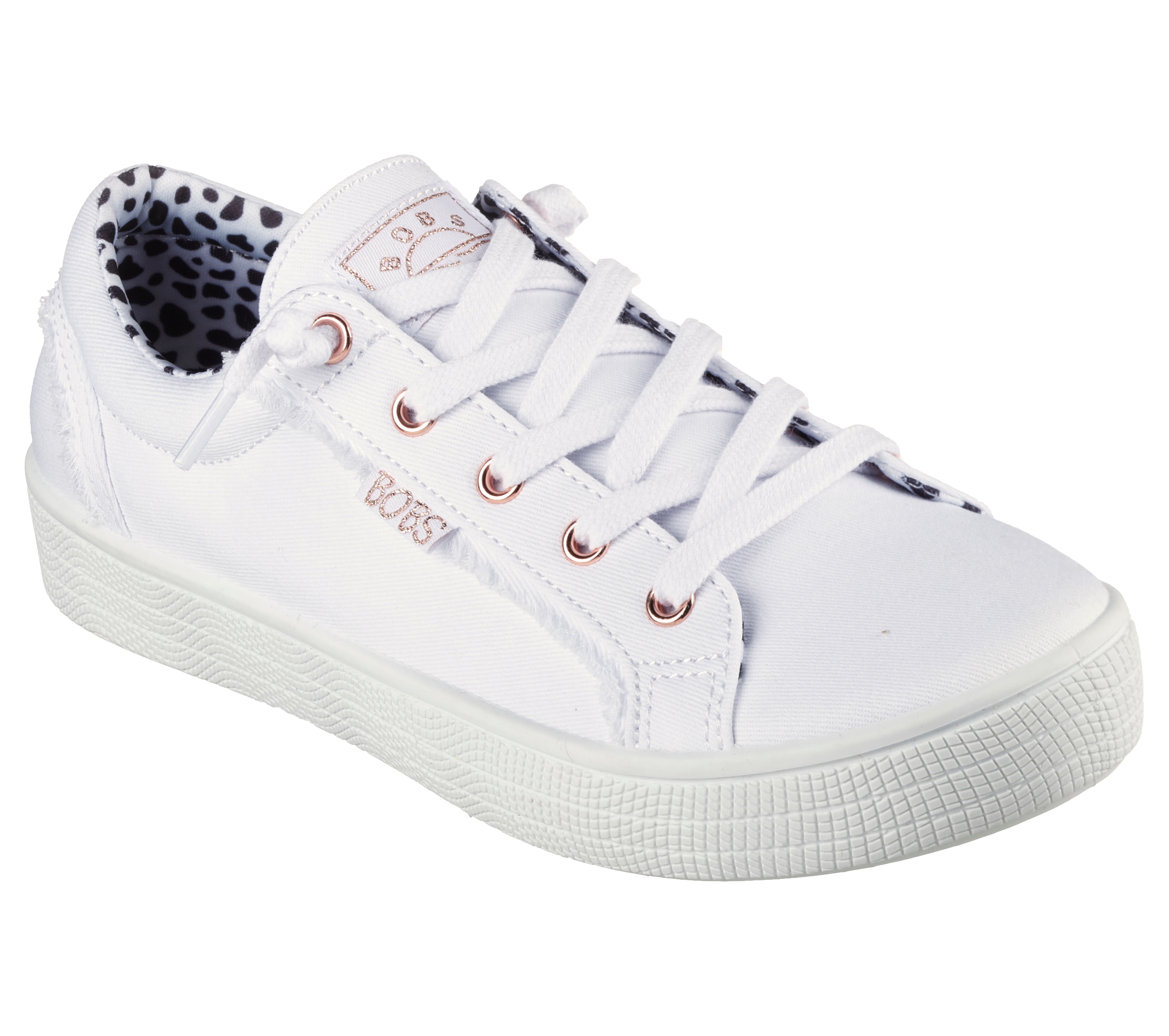 Clothing Shoes Shoes Sneakers Skechers Bob S B Extra Cute Fray   221549 WHT 