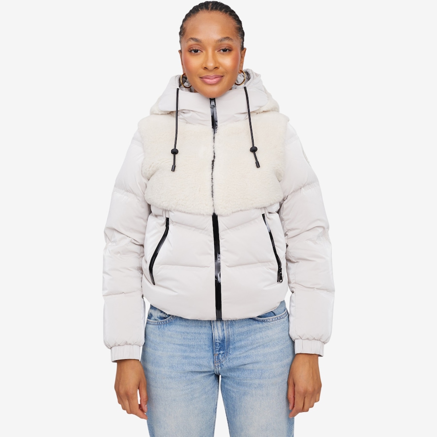 Image 221676_CHM.jpg, Product 221-676 / Price $149.33, Pajar Nephele Women's Mixed Media Short Puffer from Pajar on TSC.ca's Fashion department