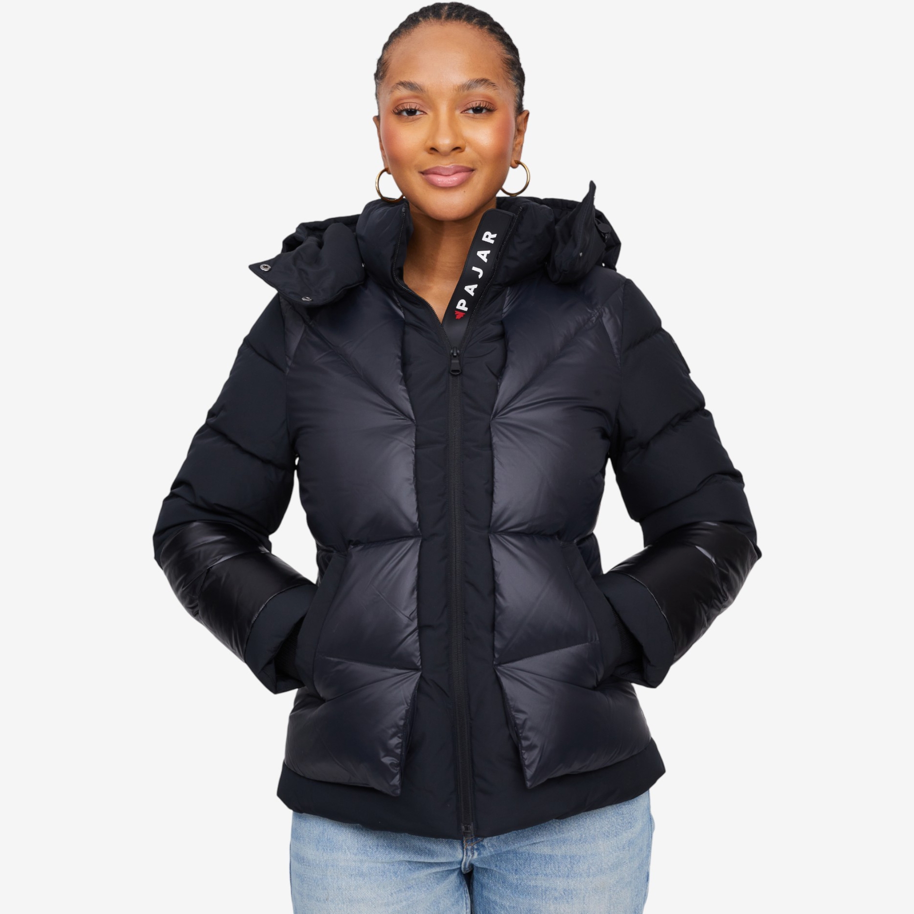Pajar Vega Women's Mixed Puffer With Removable Hood - TSC.ca