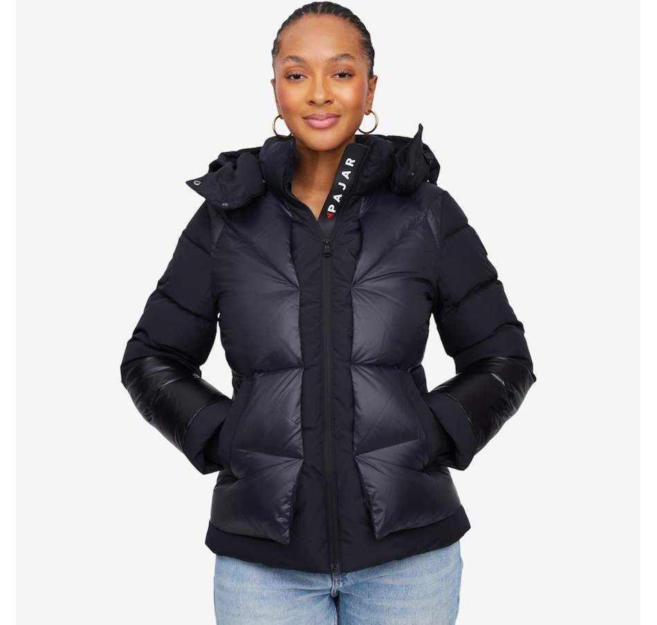 Image 221677_ALTMORE1.jpg, Product 221-677 / Price $499.00, Pajar Vega Women's Mixed Puffer With Removable Hood from Pajar on TSC.ca's Fashion department