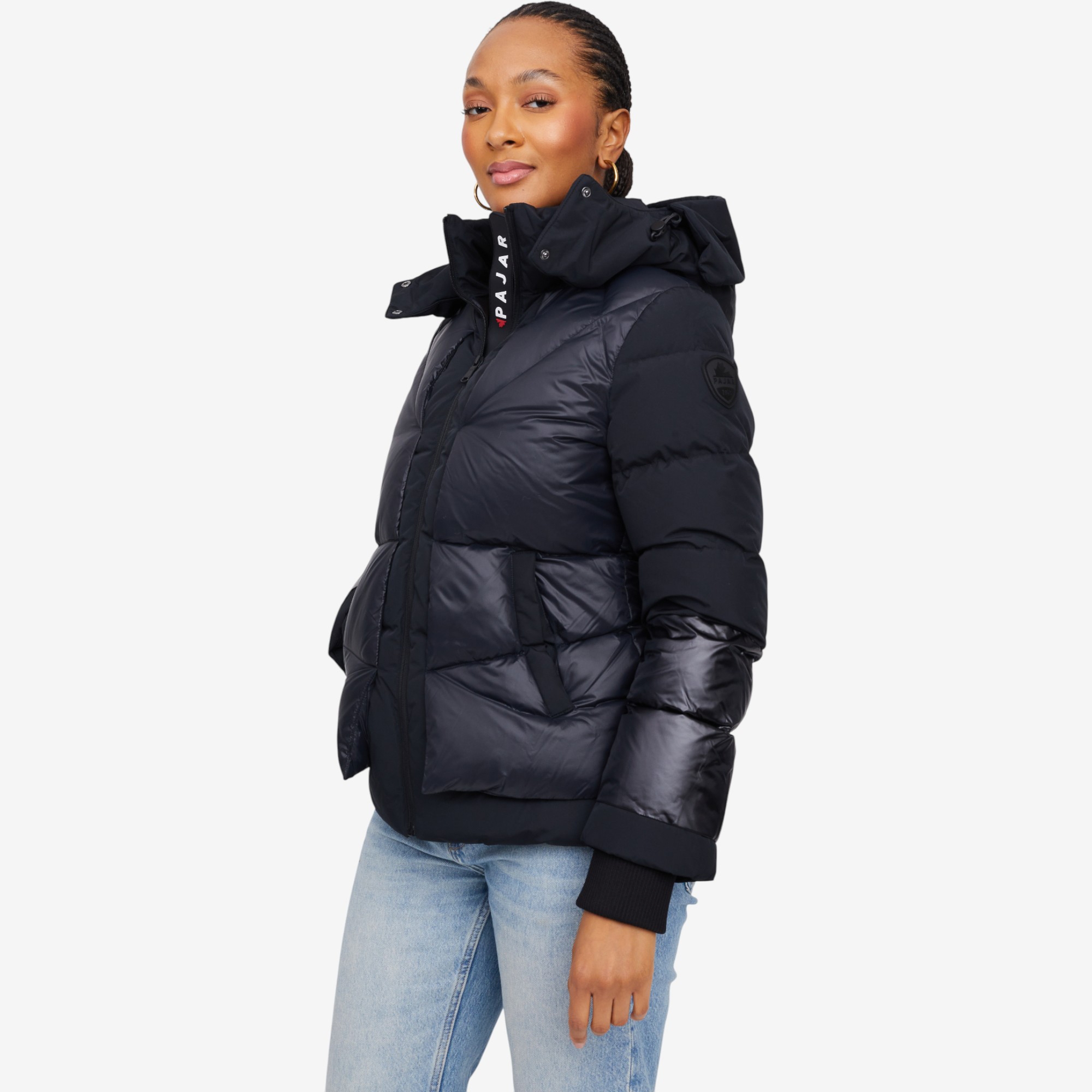 Pajar Vega Women's Mixed Puffer With Removable Hood - TSC.ca