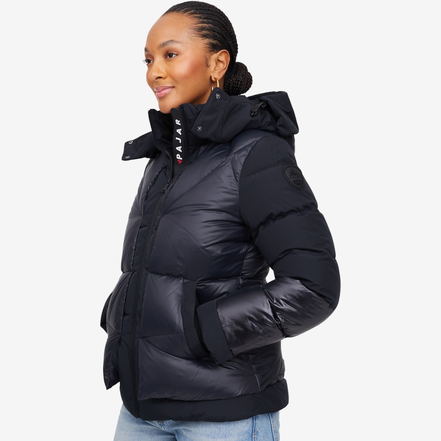 Image 221677_BLK.jpg, Product 221-677 / Price $149.33, Pajar Vega Women's Mixed Puffer With Removable Hood from Pajar on TSC.ca's Fashion department
