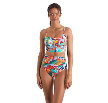 Mimi Flamingo Morgan High Waist Swim Bottom