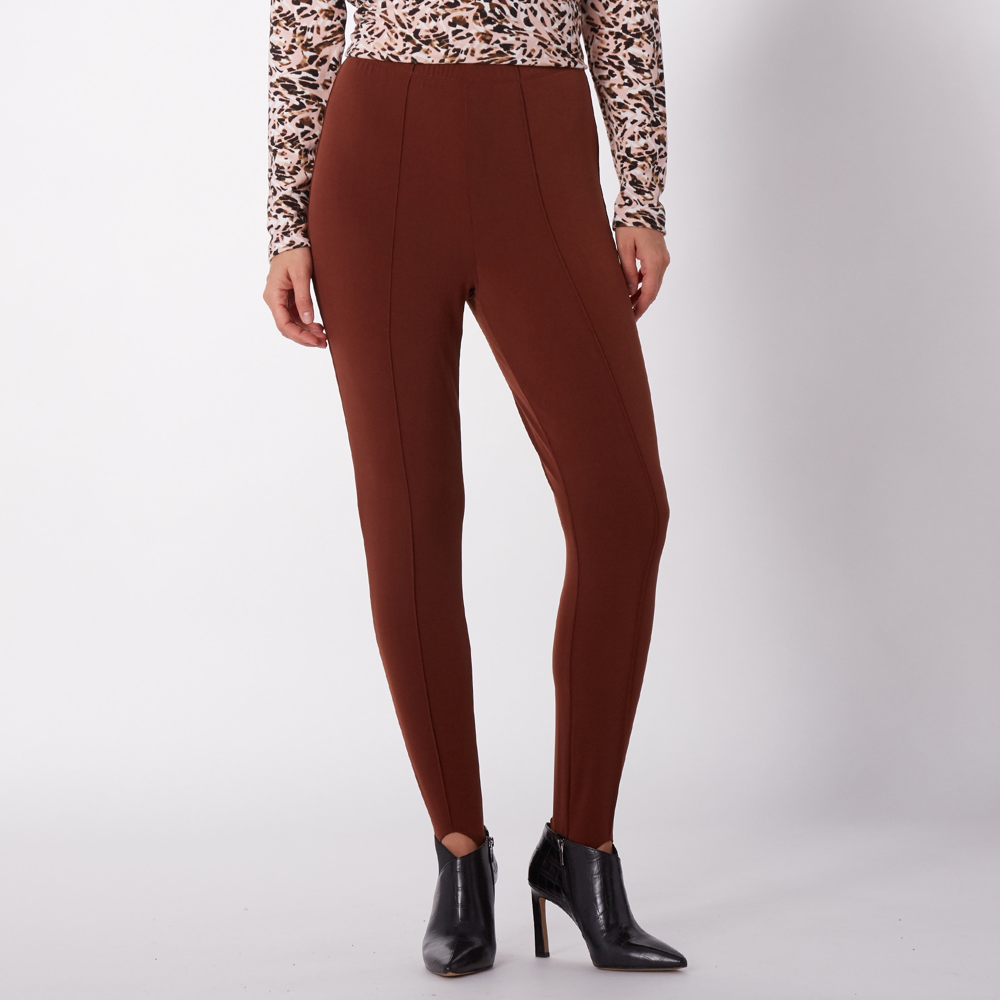 Brown stirrup outlet pants