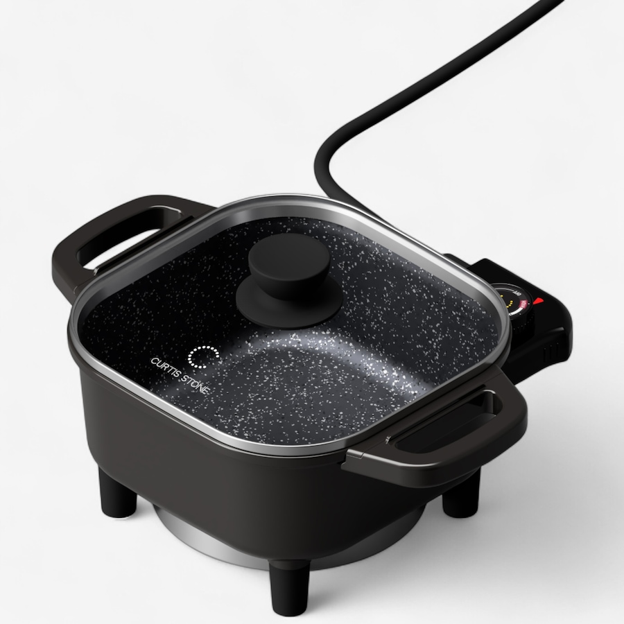Image 221839_ALTMORE1.jpg, Product 221-839 / Price $59.99, Curtis Stone 8" Dura-Pan Non-Stick Square Electric Skillet from Curtis Stone on TSC.ca's Kitchen department