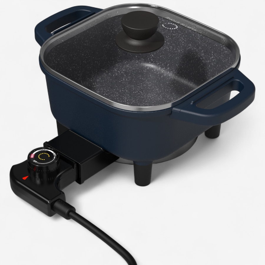 Image 221839_ALTMORE2.jpg, Product 221-839 / Price $59.99, Curtis Stone 8" Dura-Pan Non-Stick Square Electric Skillet from Curtis Stone on TSC.ca's Kitchen department