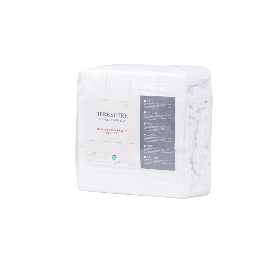Image 221847_ALTMORE10.jpg, Product 221-847 / Price $69.99 - $119.99, Berkshire Eyelet Embroidered Heritage Sheet Set from Berkshire on TSC.ca's Home & Garden department