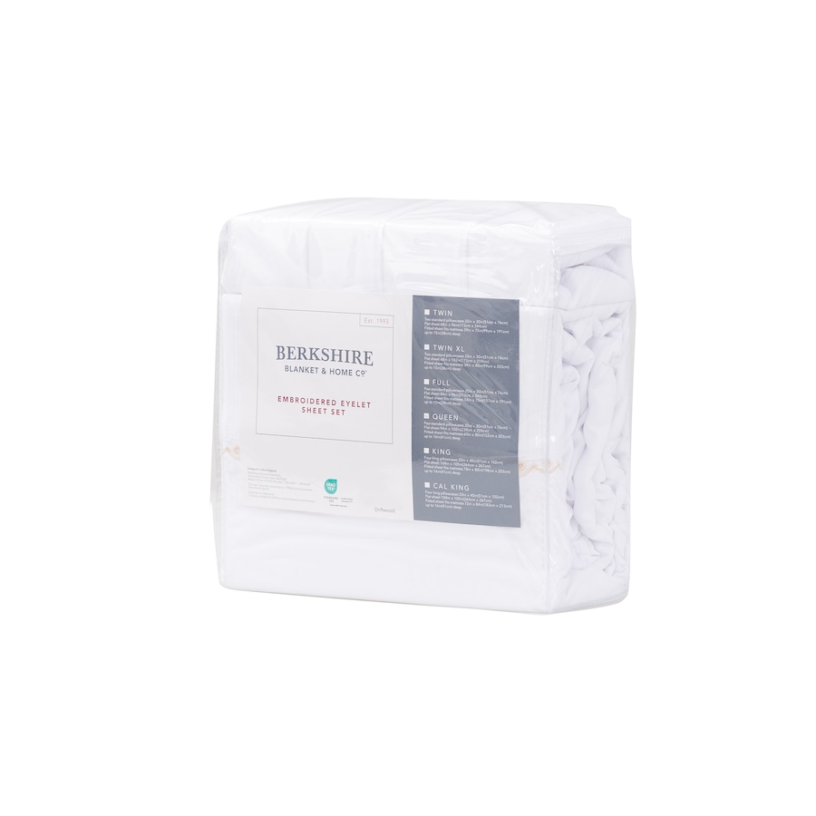 Image 221847_ALTMORE10.jpg, Product 221-847 / Price $69.99 - $119.99, Berkshire Eyelet Embroidered Heritage Sheet Set from Berkshire on TSC.ca's Home & Garden department