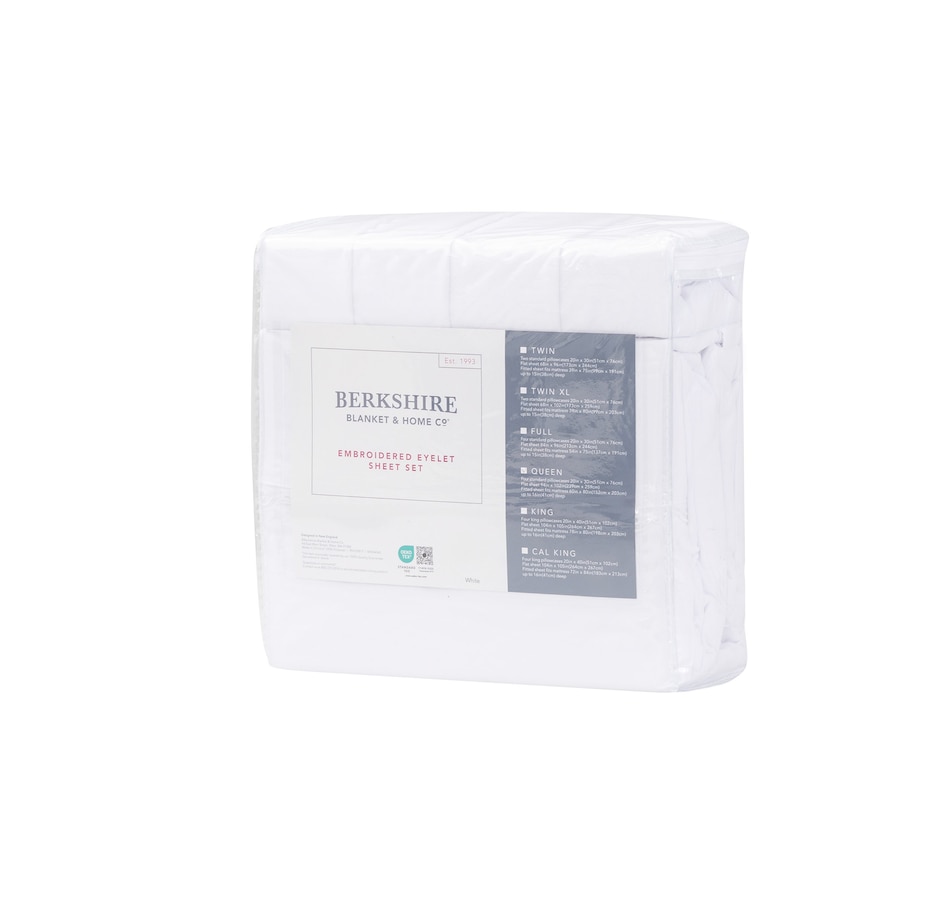 Image 221847_ALTMORE24.jpg, Product 221-847 / Price $69.99 - $119.99, Berkshire Eyelet Embroidered Heritage Sheet Set from Berkshire on TSC.ca's Home & Garden department