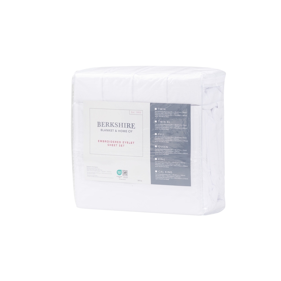 Image 221847_ALTMORE24.jpg, Product 221-847 / Price $69.99 - $119.99, Berkshire Eyelet Embroidered Heritage Sheet Set from Berkshire on TSC.ca's Home & Garden department