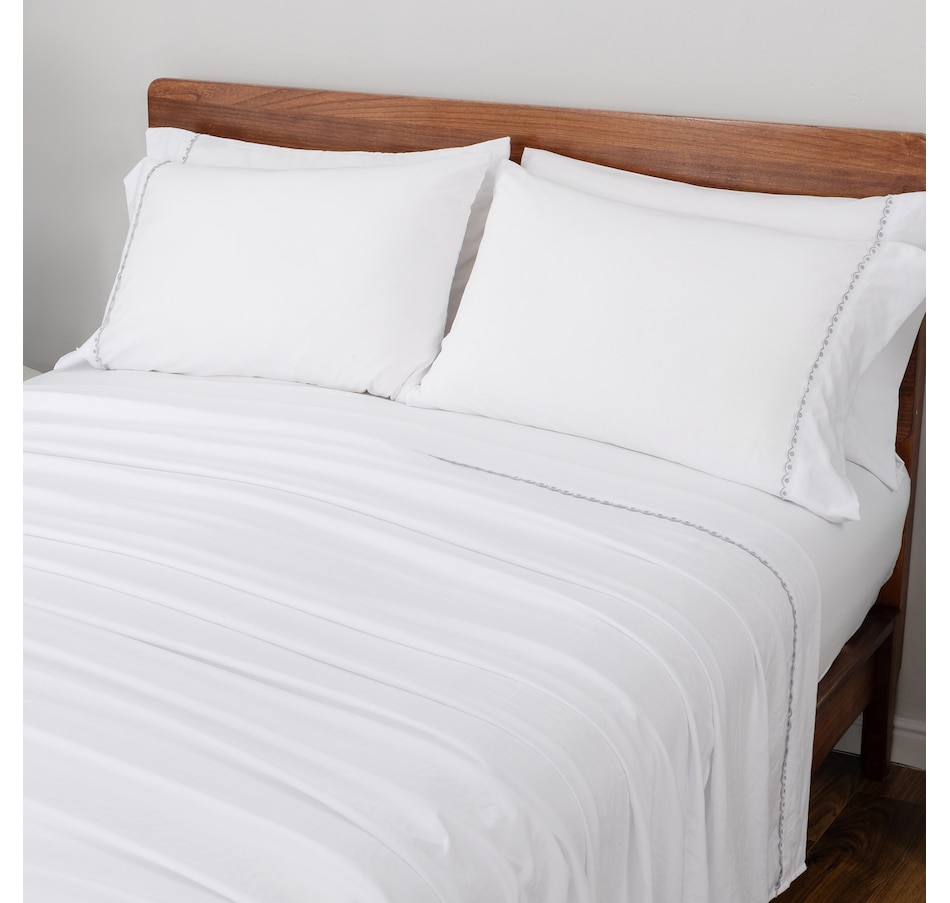 Image 221847_ALTMORE30.jpg, Product 221-847 / Price $69.99 - $119.99, Berkshire Eyelet Embroidered Heritage Sheet Set from Berkshire on TSC.ca's Home & Garden department