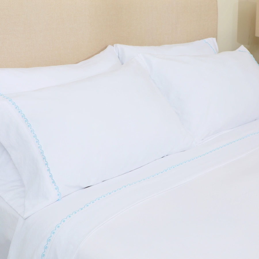 Image 221847_BLU.jpg, Product 221-847 / Price $69.99 - $119.99, Berkshire Eyelet Embroidered Heritage Sheet Set from Berkshire on TSC.ca's Home & Garden department