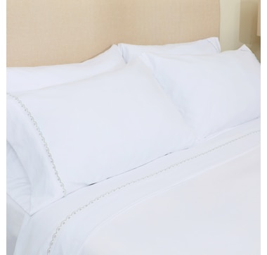 Product 221-847 / Price $49.99 - $89.99 , Berkshire Eyelet Embroidered Heritage Sheet Set