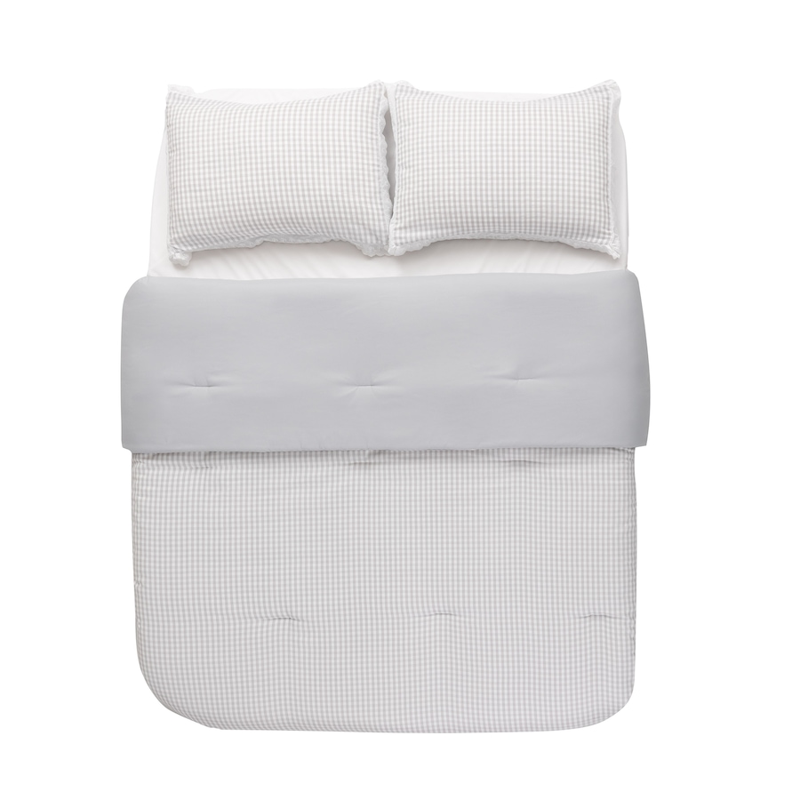 Image 221848_ALTMORE11.jpg, Product 221-848 / Price $89.99 - $159.99, Berkshire Lament Gingham Comforter Set with Lace Trim from Berkshire on TSC.ca's Home & Garden department
