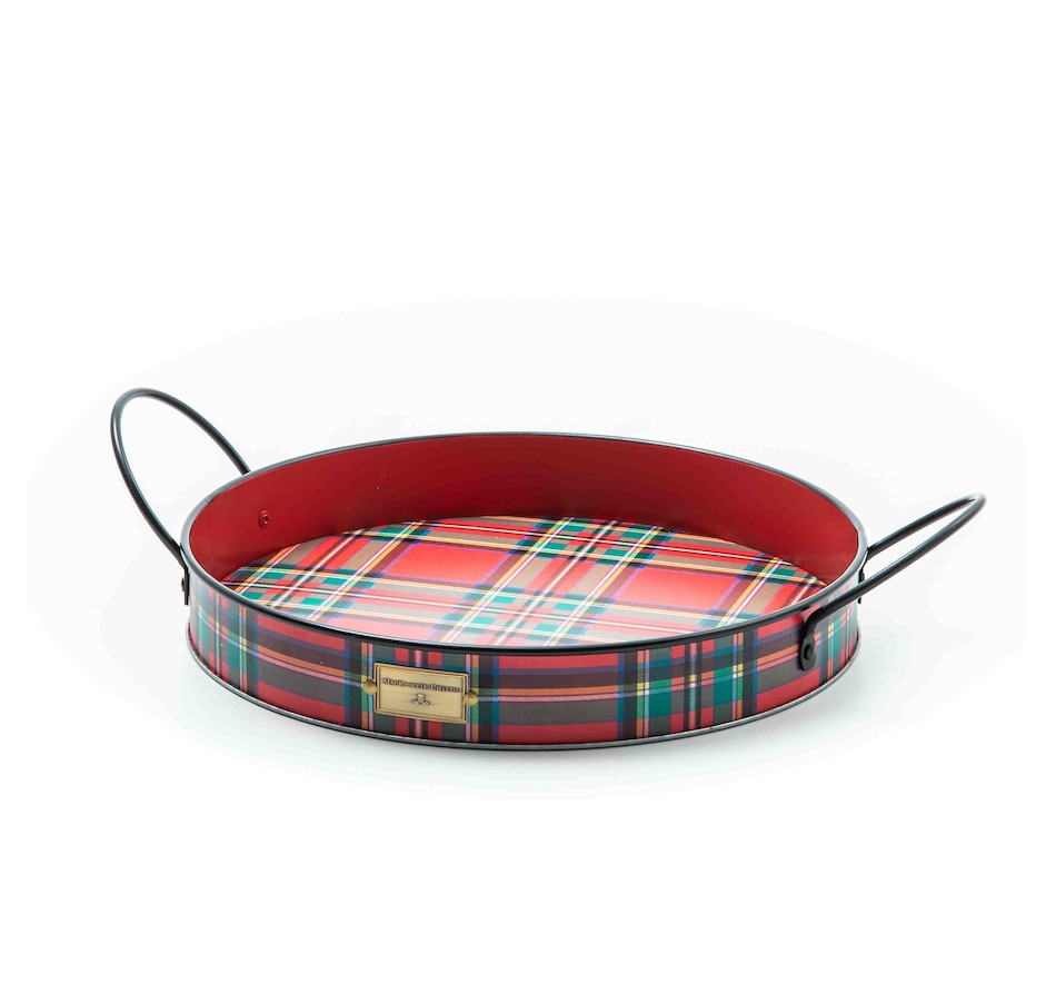 Image 221867_ALTMORE1.jpg, Product 221-867 / Price $133.00, MacKenzie-Childs Tartastic Serving Trays (set of 2) from MacKenzie Childs on TSC.ca's Kitchen department