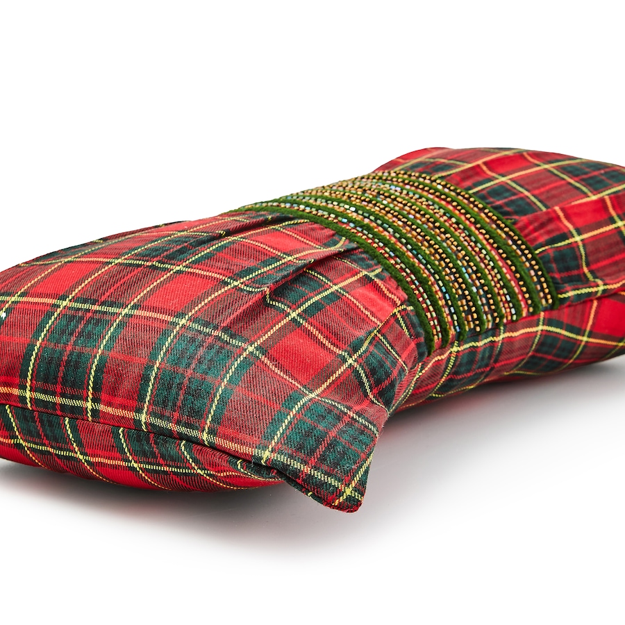 Image 221872_ALTMORE1.jpg, Product 221-872 / Price $62.33, MacKenzie-Childs Tartan Red Bow Throw Pillow from MacKenzie Childs on TSC.ca's Home & Garden department