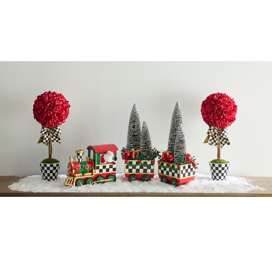 Image 221874_ALTMORE1.jpg, Product 221-874 / Price $99.88, MacKenzie-Childs Small Red Topiary Drop In from MacKenzie Childs on TSC.ca's Home & Garden department