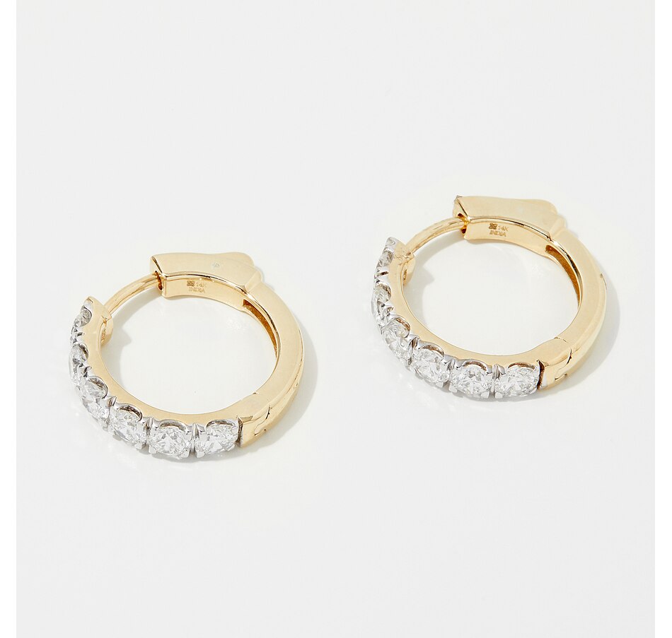 Image 221912_ALTMORE1.jpg, Product 221-912 / Price $2,399.99, Evera 14K Gold 2.00 av. ctw Diamonds Hoop Earrings from Evera Diamonds on TSC.ca's Jewellery department