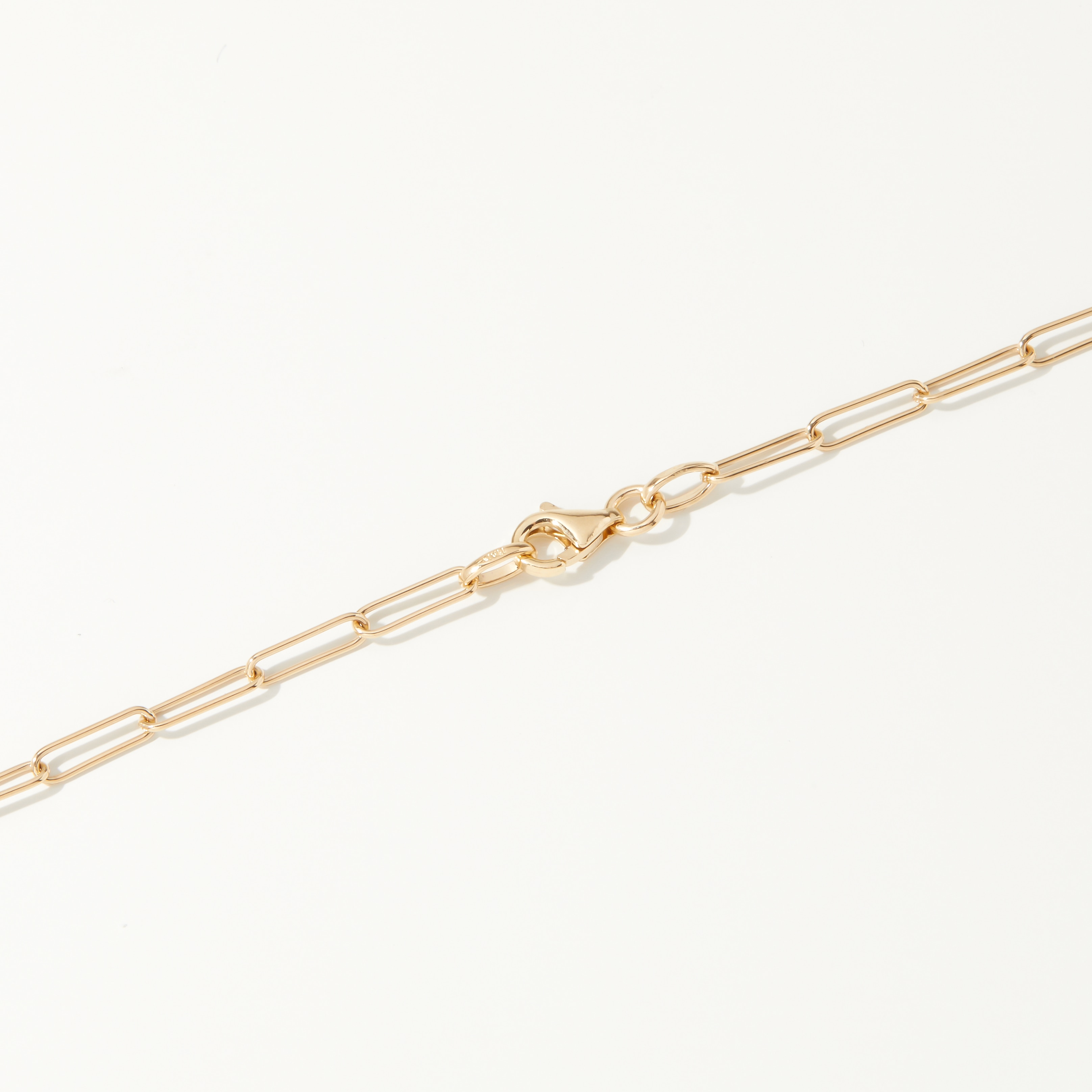 Flat link gold on sale chain